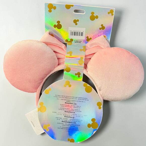 Disney BaubleBar DIY Custom Minnie Ears Headband Pink Embellished NWT